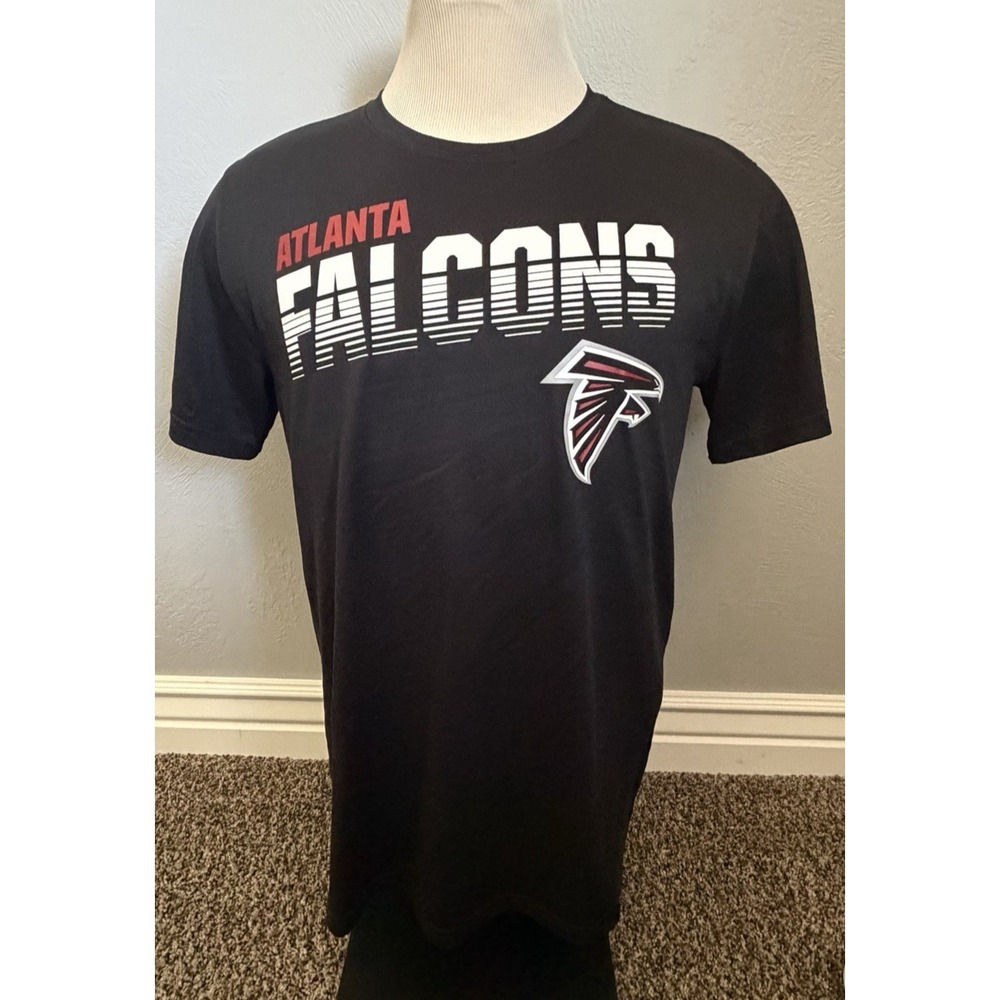 Nike Atlanta Falcons Mens Size Large Black Dri-FIT Short Sleeve Football T-Shirt